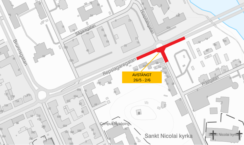 karta &ouml;ver avst&auml;ngning