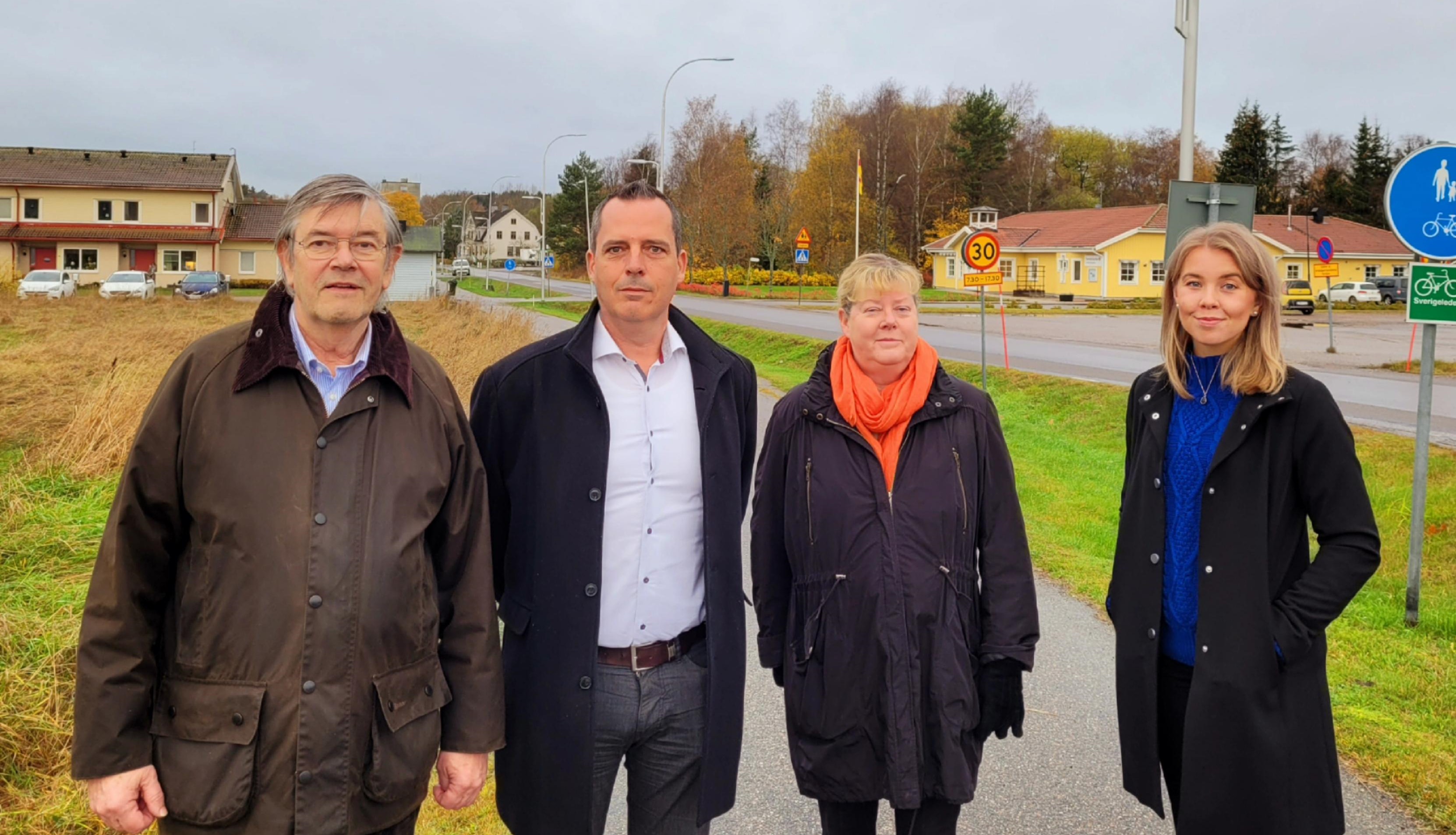 Fyra personer på bild