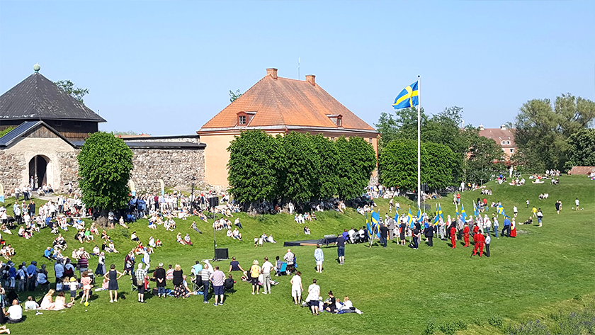 nationaldagen firas på Vallarna