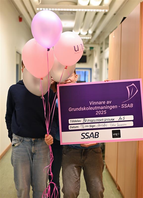 &aring;k fem vinnare i grundskoleutmaningen