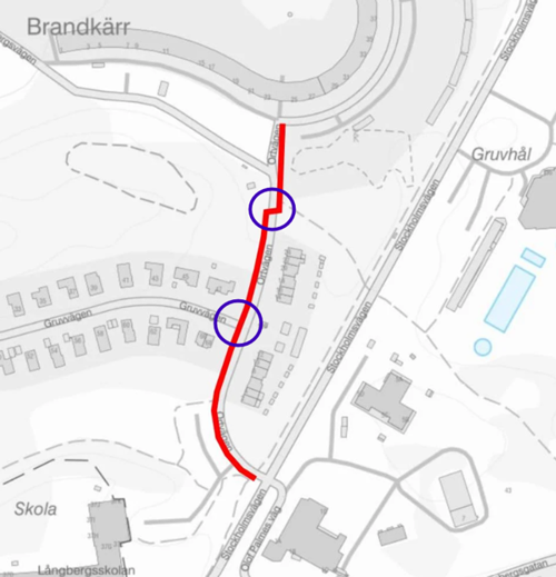 karta &ouml;ver gruvv&auml;gen och ortv&auml;gen