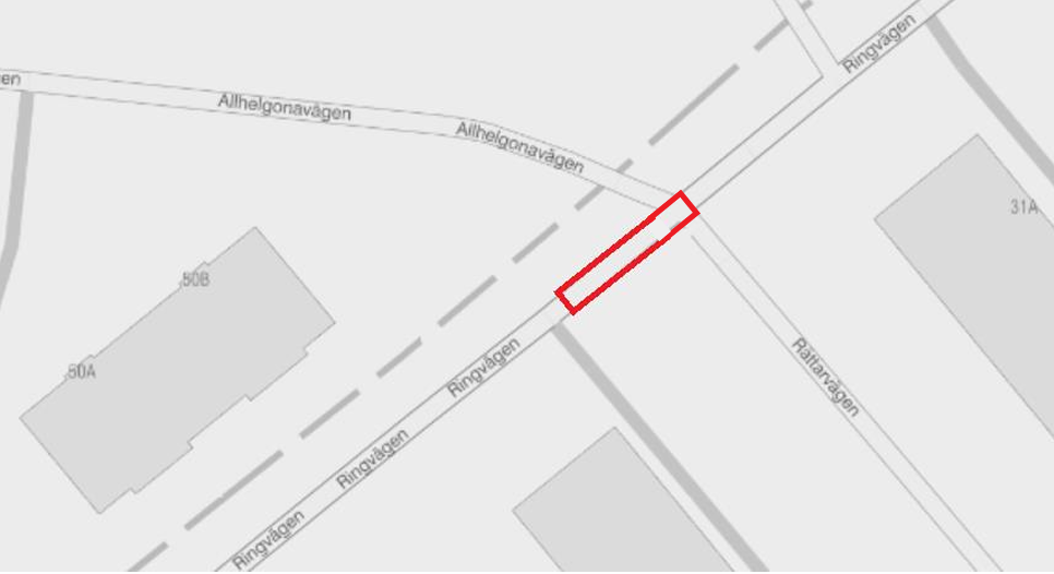 karta med markerat arbetsomr&aring;de