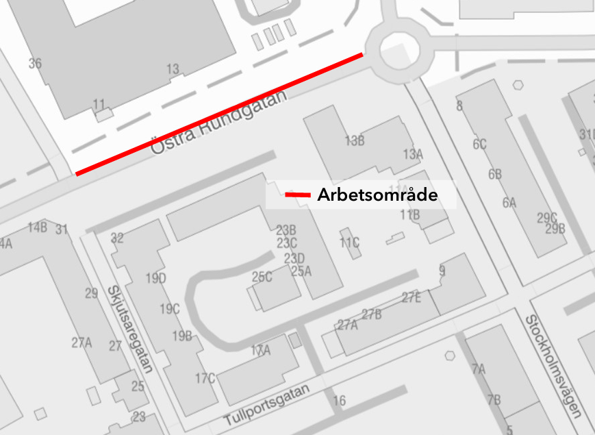 karta &ouml;ver arbetsomr&aring;det