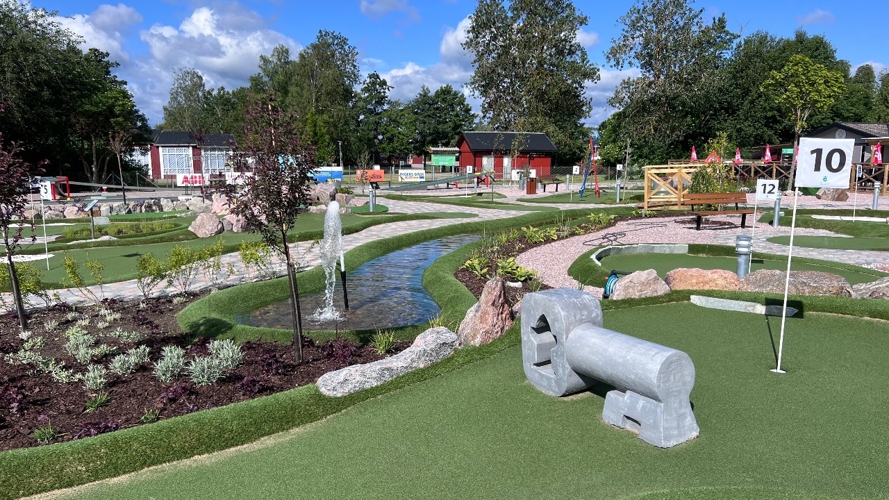En minigolfbana