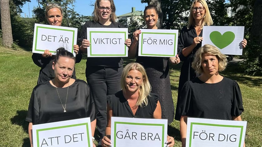 Gruppbild på elevhälsoteamet