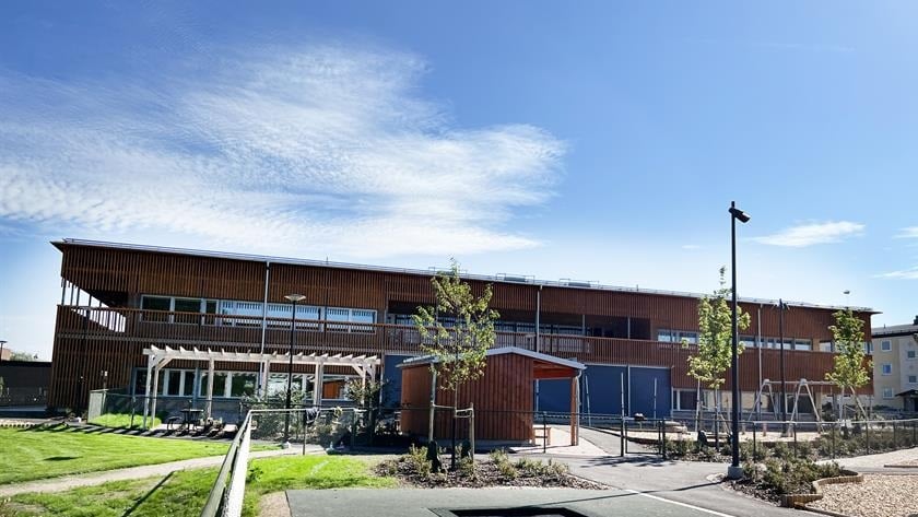 Byggnaden för Släbro förskola