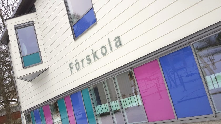 Stigtomta förskolas fasad