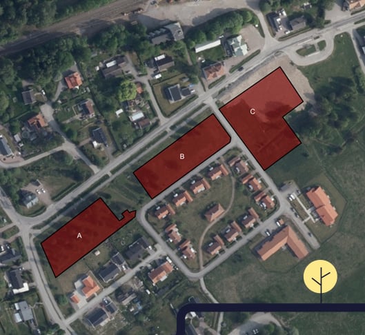 karta &ouml;ver Tystberga